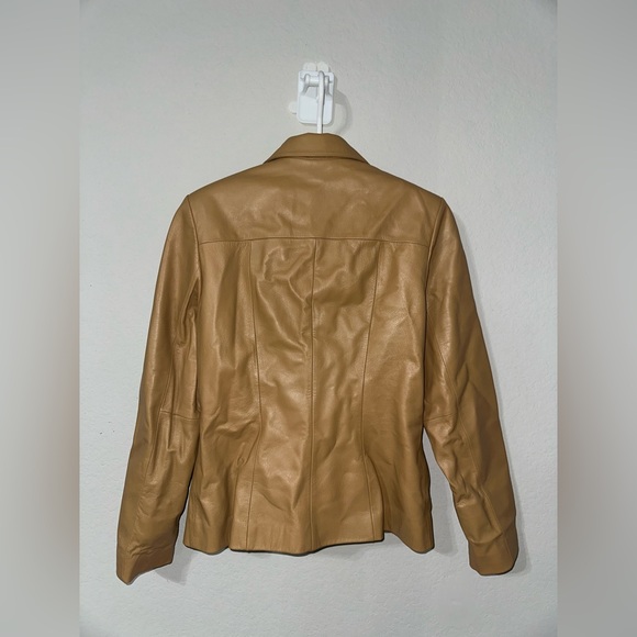 Wilson Leather x Pelle Studio Camel Jacket Medium - Picture 2 of 12